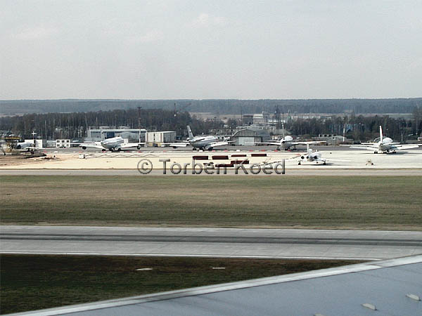 Ilyushin and Tupolev aircrafts at Sheremetyevo