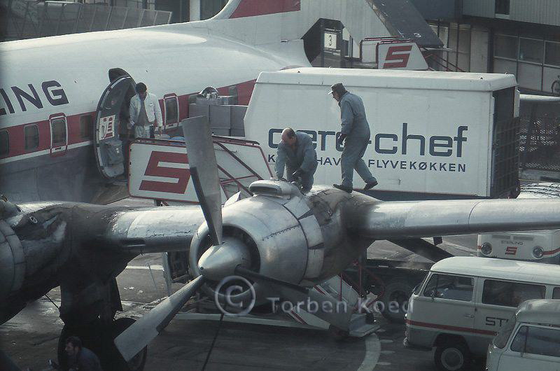 Sterling Airways Douglas DC-6B OY-STS c/n 45201 at Kastrup Airport